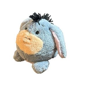 Disney Parks Eeyore Plush Winnie the Pooh Round Soft Toy Walt Disney World VTG
